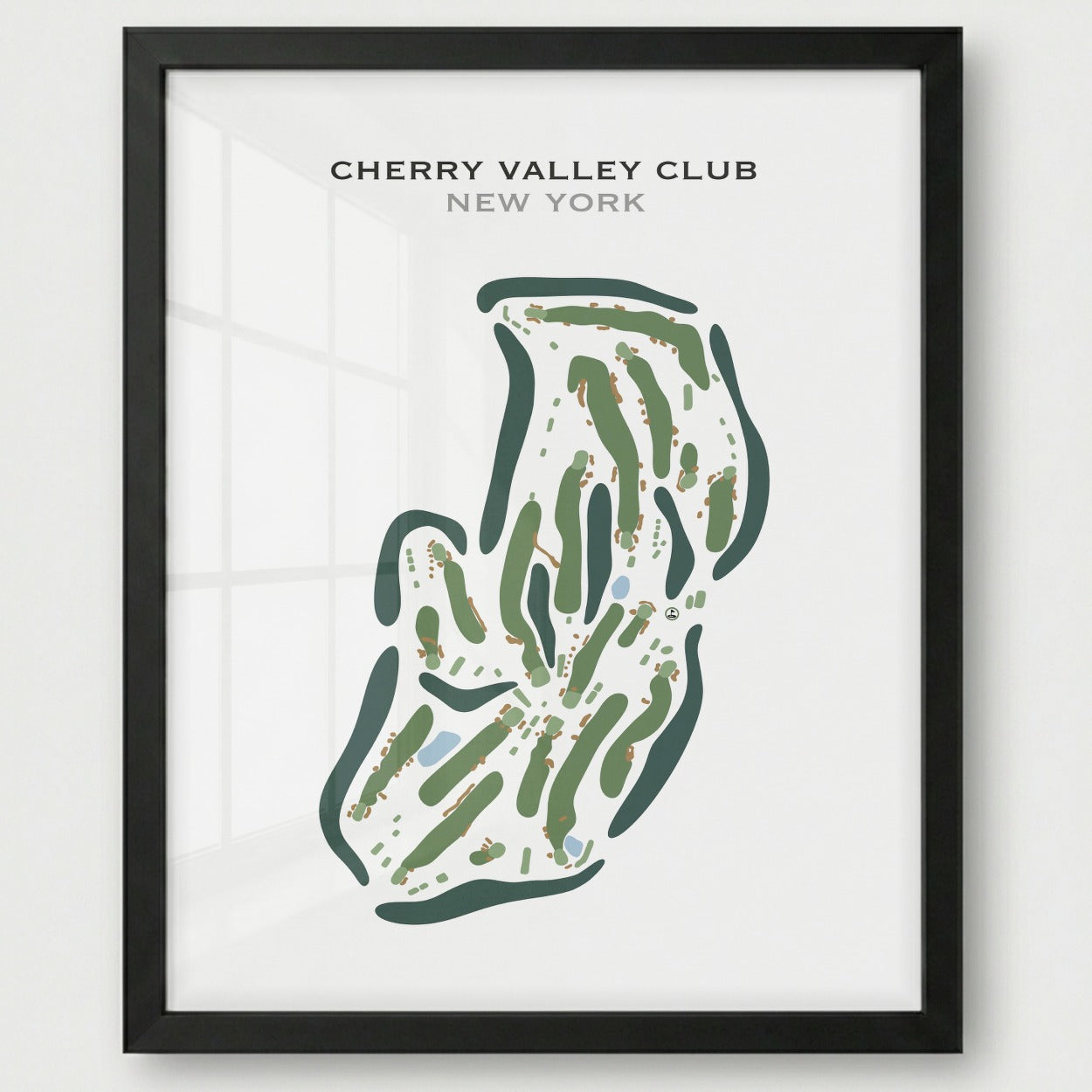 Cherry Valley Club, New York - Printed Golf Courses