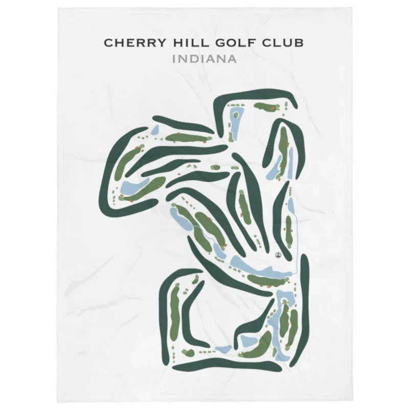 Cherry Hill Golf Club, Indiana - Printed Golf Courses