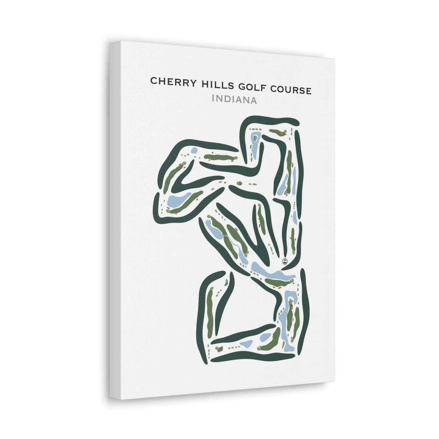 Cherry Hills Golf Course, Indiana - Printed Golf Courses