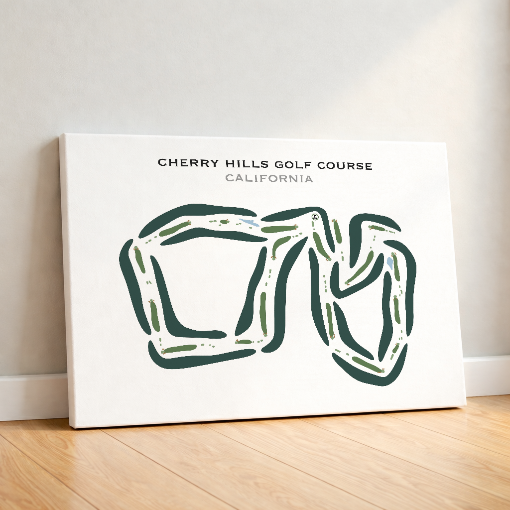 Cherry Hills Golf Course, California - Printed Golf Courses