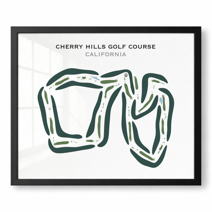 Cherry Hills Golf Course, California - Printed Golf Courses