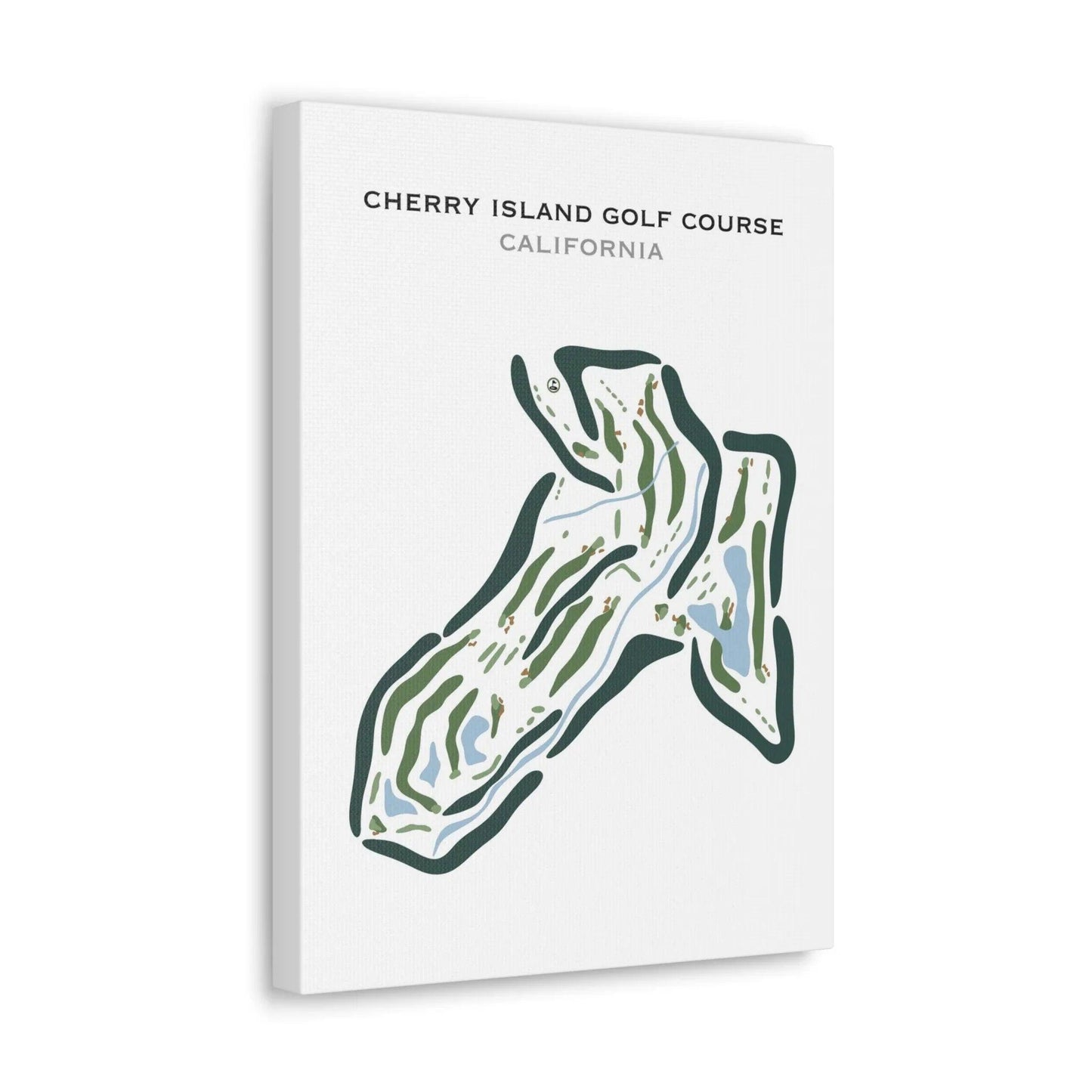 Cherry Island Golf Course, California - Printed Golf Courses
