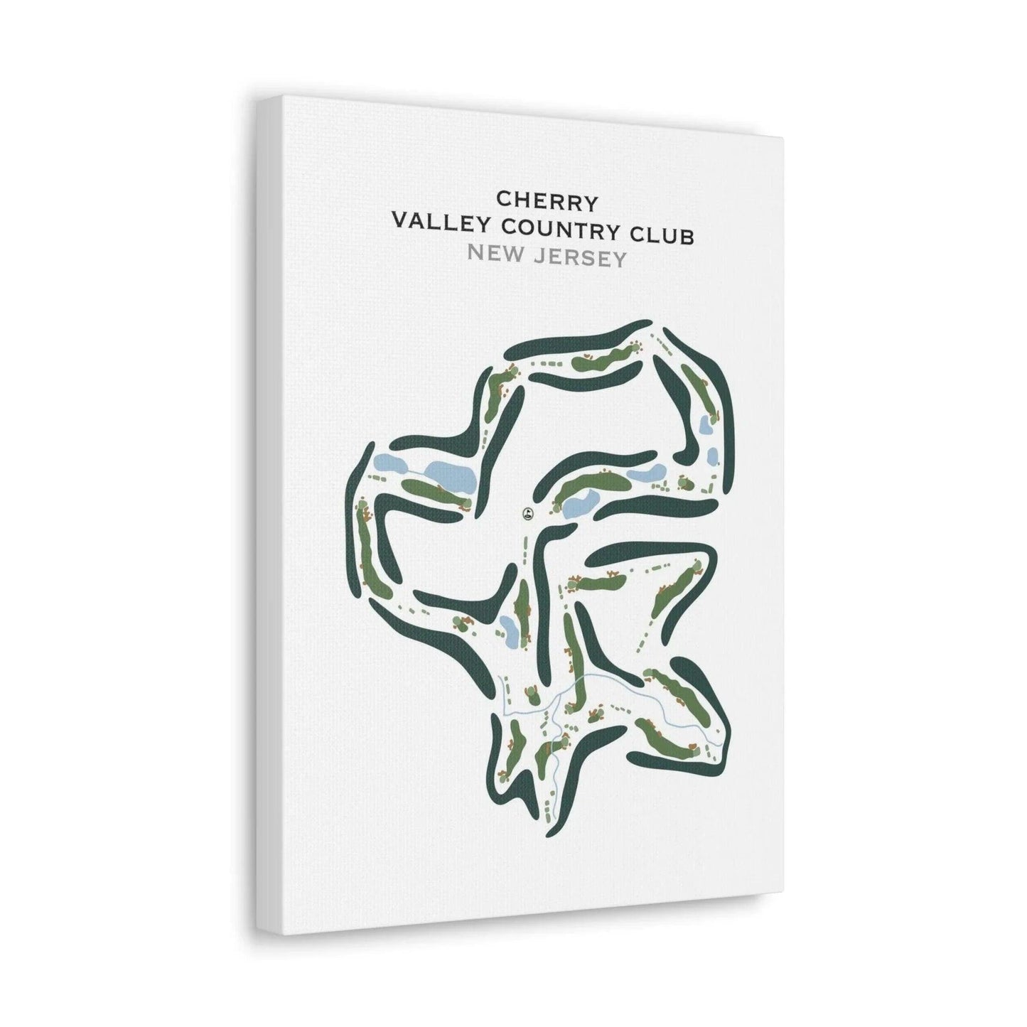 Cherry Valley Country Club, New Jersey - Printed Golf Course