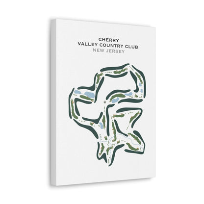 Cherry Valley Country Club, New Jersey - Printed Golf Course