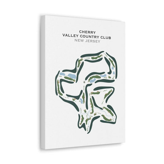 Cherry Valley Country Club, New Jersey - Printed Golf Course