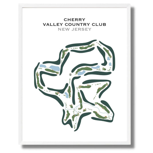 Cherry Valley Country Club, New Jersey - Printed Golf Course