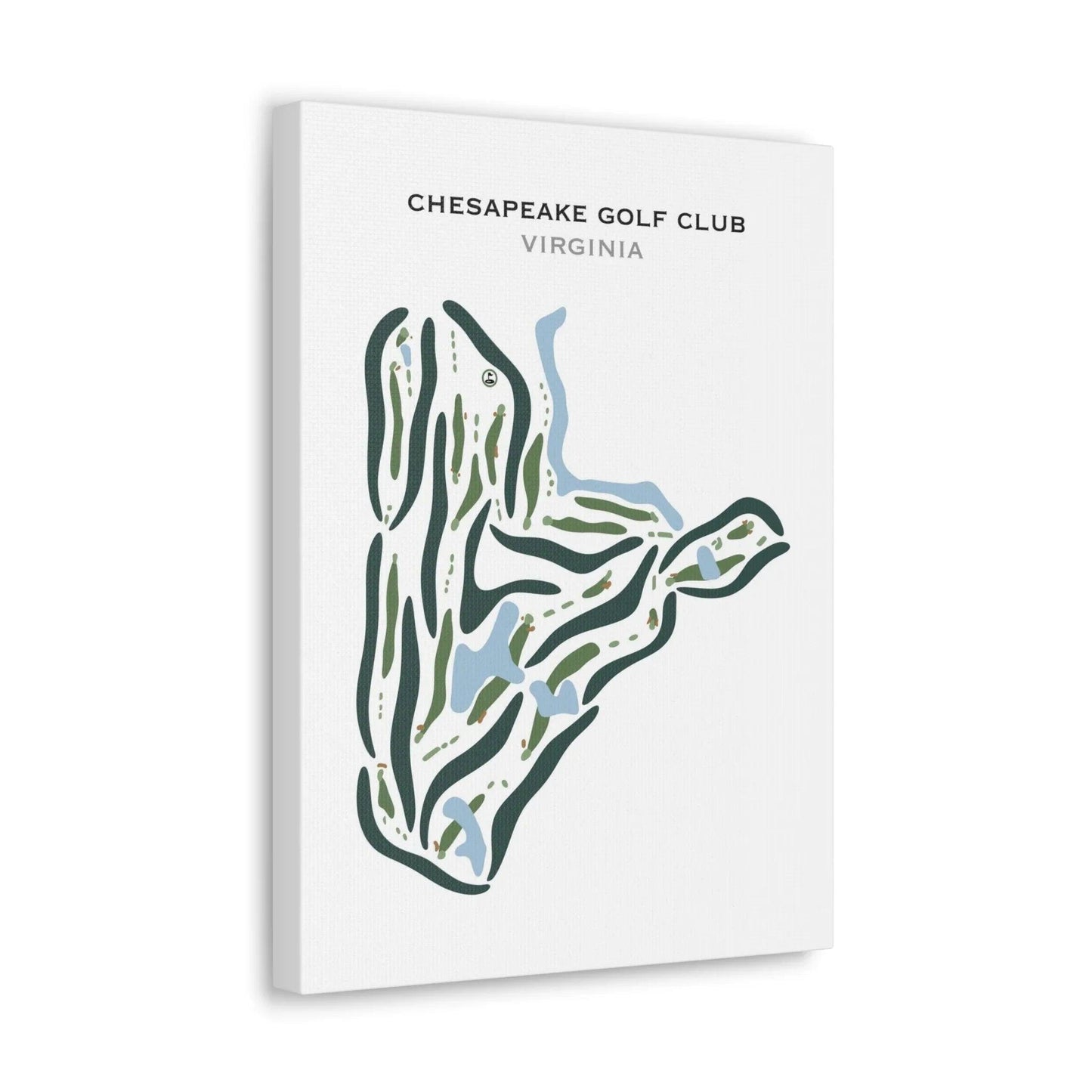 Chesapeake Golf Club, Virginia - Printed Golf Courses