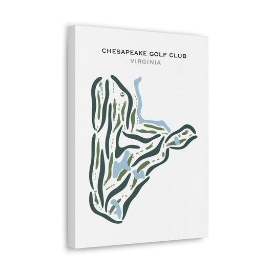 Chesapeake Golf Club, Virginia - Printed Golf Courses
