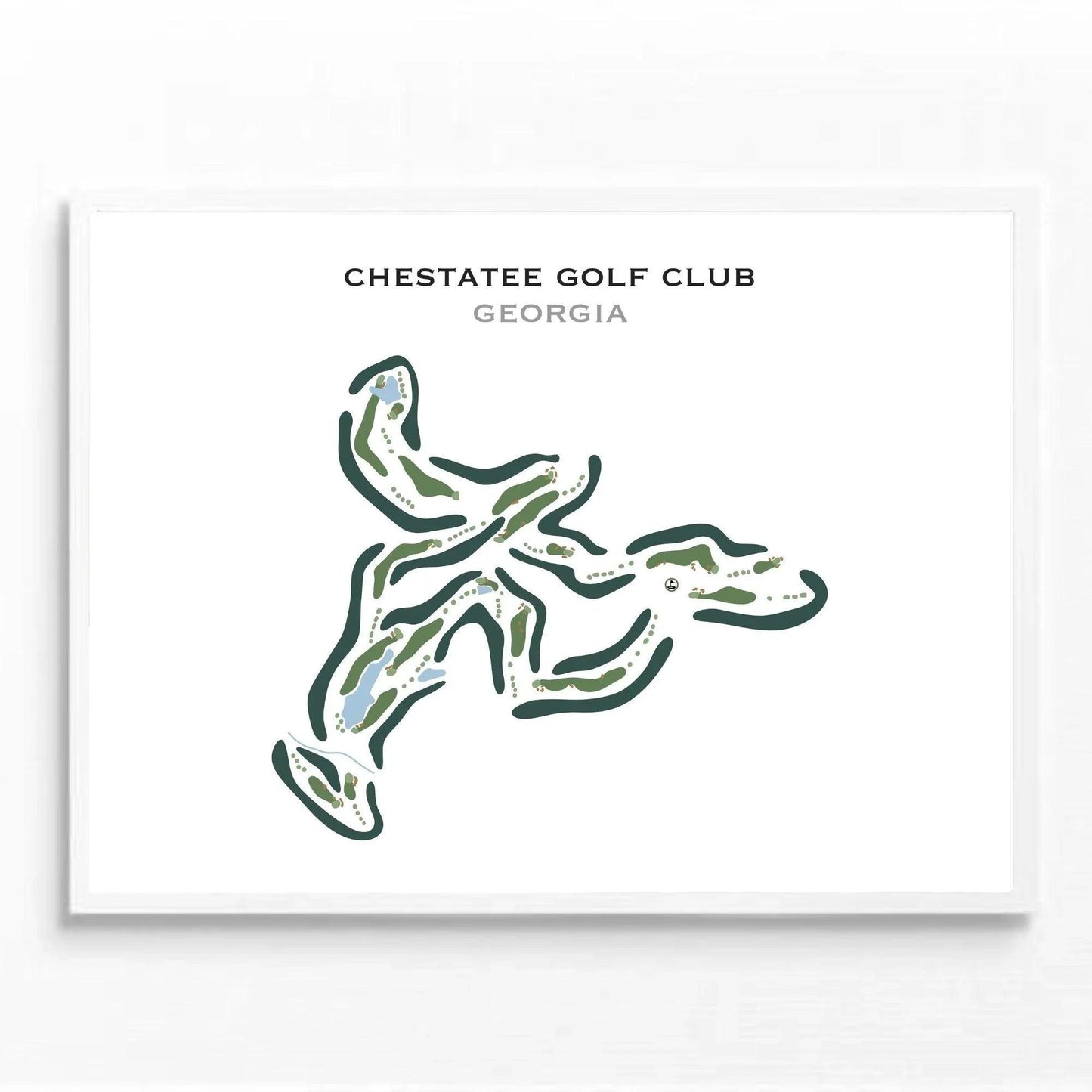 Chestatee Golf Club, Georgia - Printed Golf Course