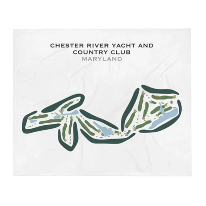 Chester River Yacht & Country Club, Maryland - Printed Golf Courses