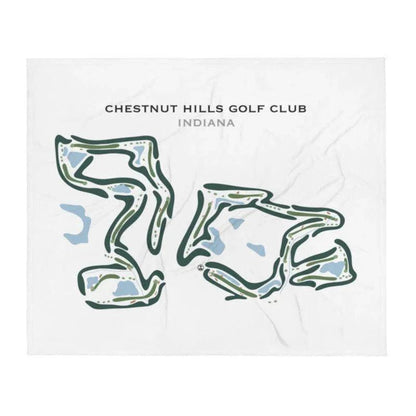 Chestnut Hills Golf Club, Indiana - Printed Golf Courses