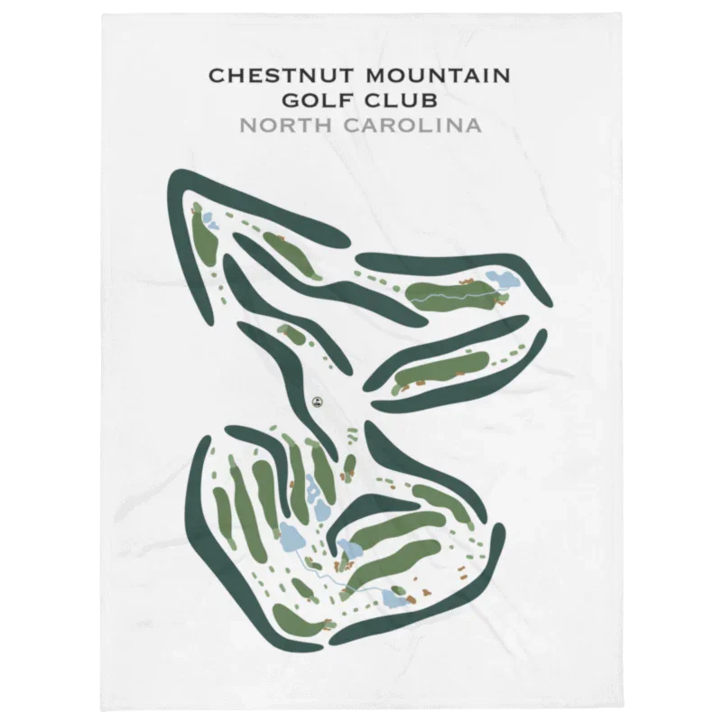 Chestnut Mountain Golf Club, North Carolina - Printed Golf Course