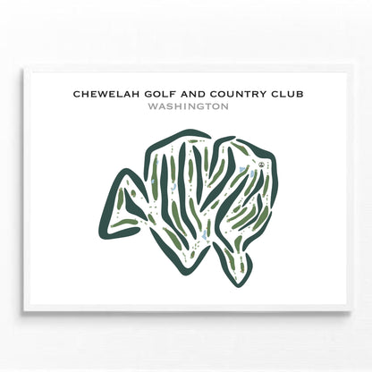 Chewelah Golf & Country Club, Washington - Printed Golf Courses