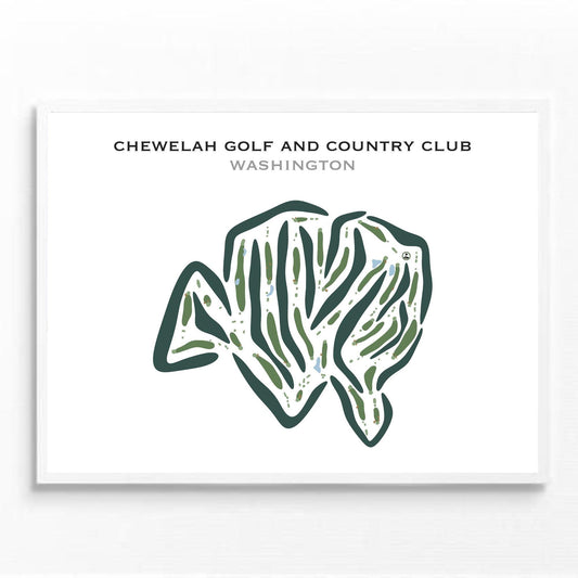 Chewelah Golf & Country Club, Washington - Printed Golf Courses