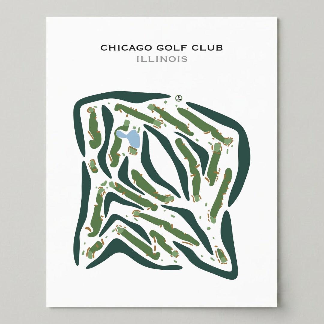 Chicago Golf Club, Illinois - Printed Golf Courses