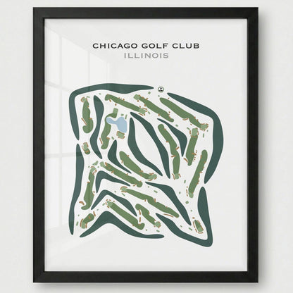 Chicago Golf Club, Illinois - Printed Golf Courses