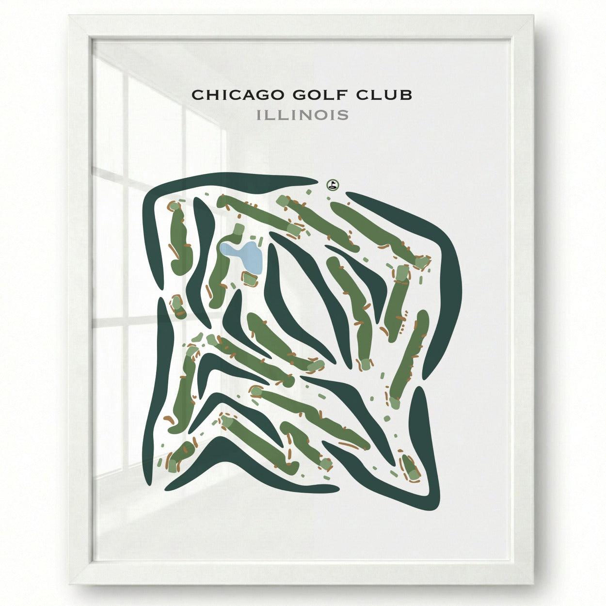 Chicago Golf Club, Illinois - Printed Golf Courses