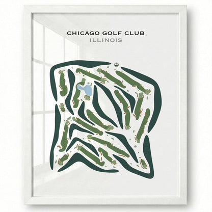 Chicago Golf Club, Illinois - Printed Golf Courses