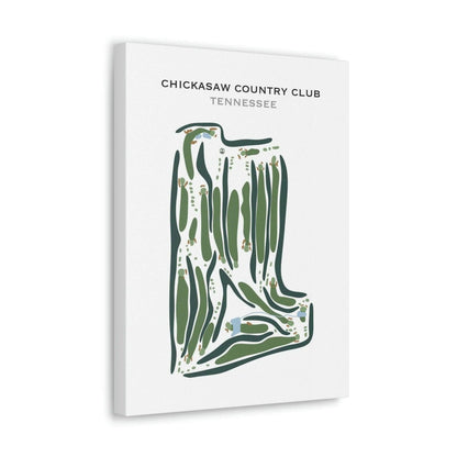 Chickasaw Country Club, Tennessee - Printed Golf Courses