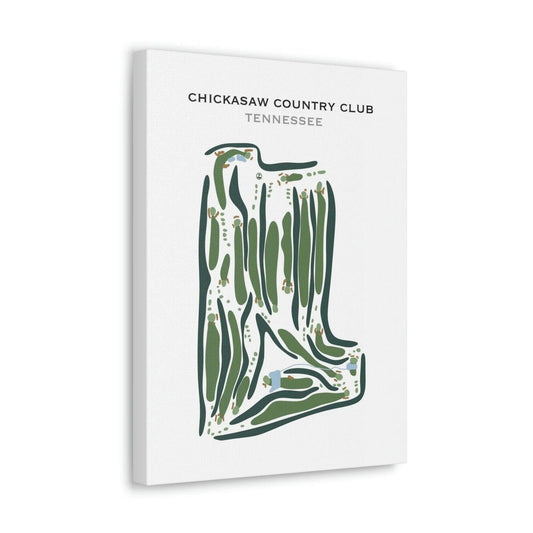 Chickasaw Country Club, Tennessee - Printed Golf Courses
