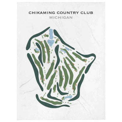 Chikaming Country Club, Michigan - Printed Golf Course