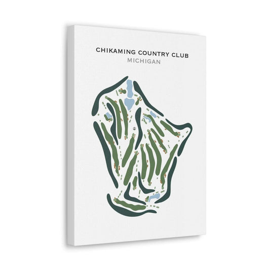 Chikaming Country Club, Michigan - Printed Golf Course