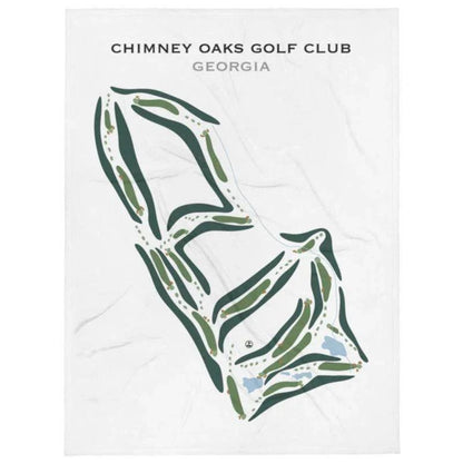 Chimney Oaks Golf Club, Georgia - Printed Golf Courses