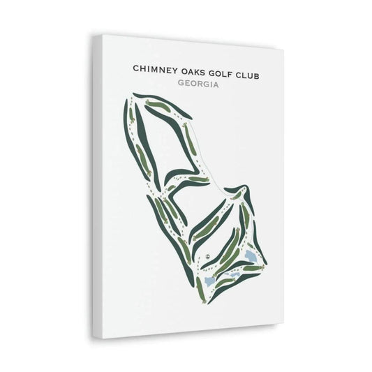Chimney Oaks Golf Club, Georgia - Printed Golf Courses