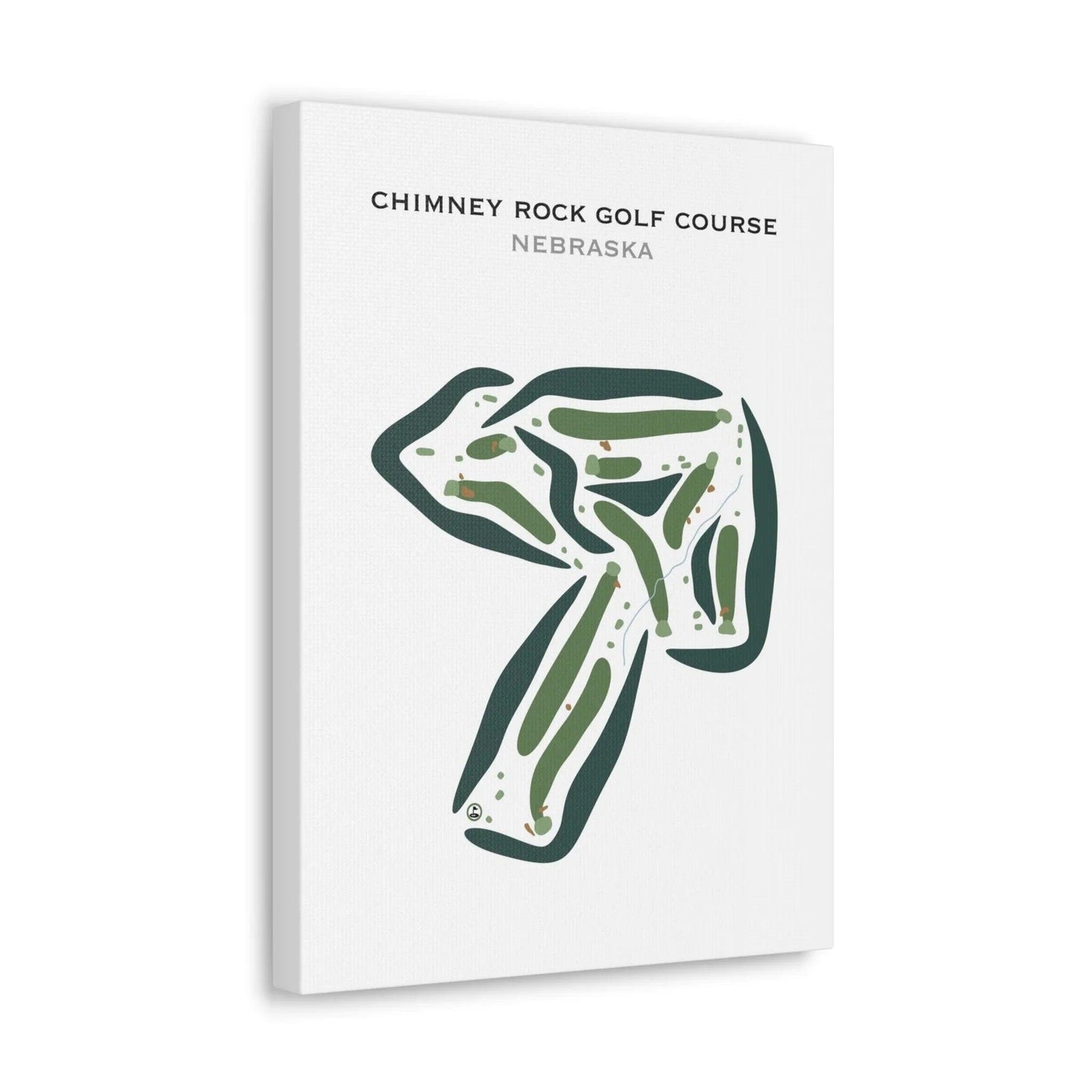 Chimney Rock Golf Course, Nebraska - Printed Golf Courses