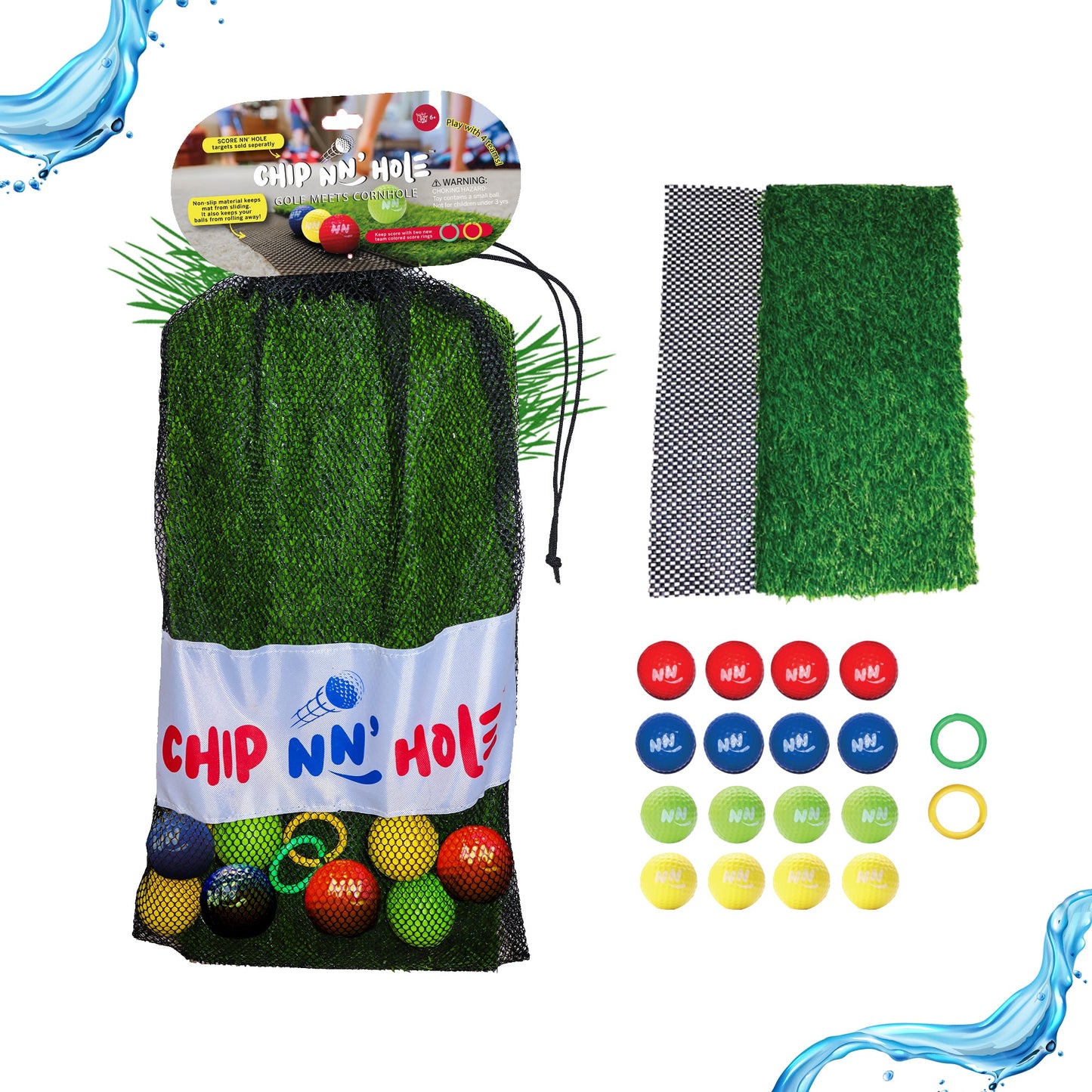 CHIP GM 1x Mat | Golf Chipping Mat ONLY | Realistic Turf Feel | Designed to Sharpen Your Short Game Anywhere