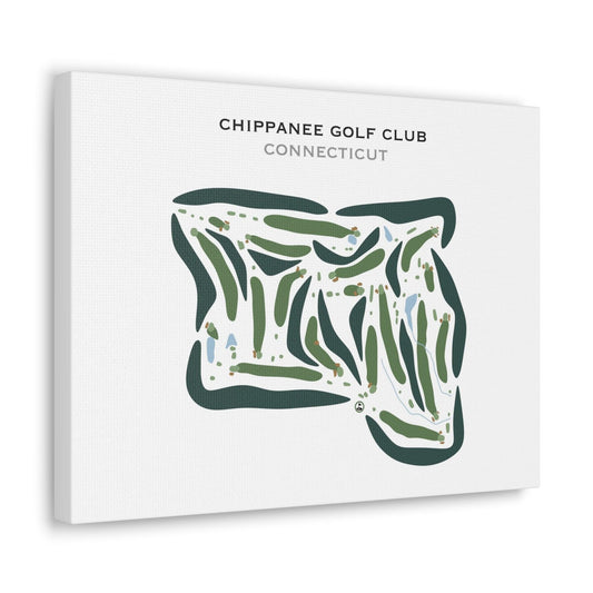 Chippanee Golf Club, Connecticut - Printed Golf Courses