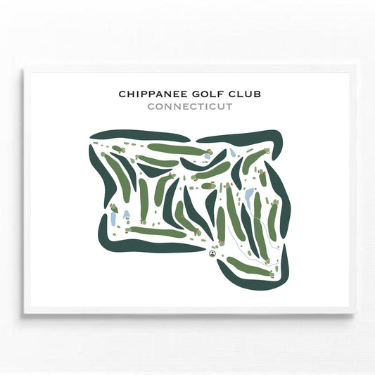 Chippanee Golf Club, Connecticut - Printed Golf Courses