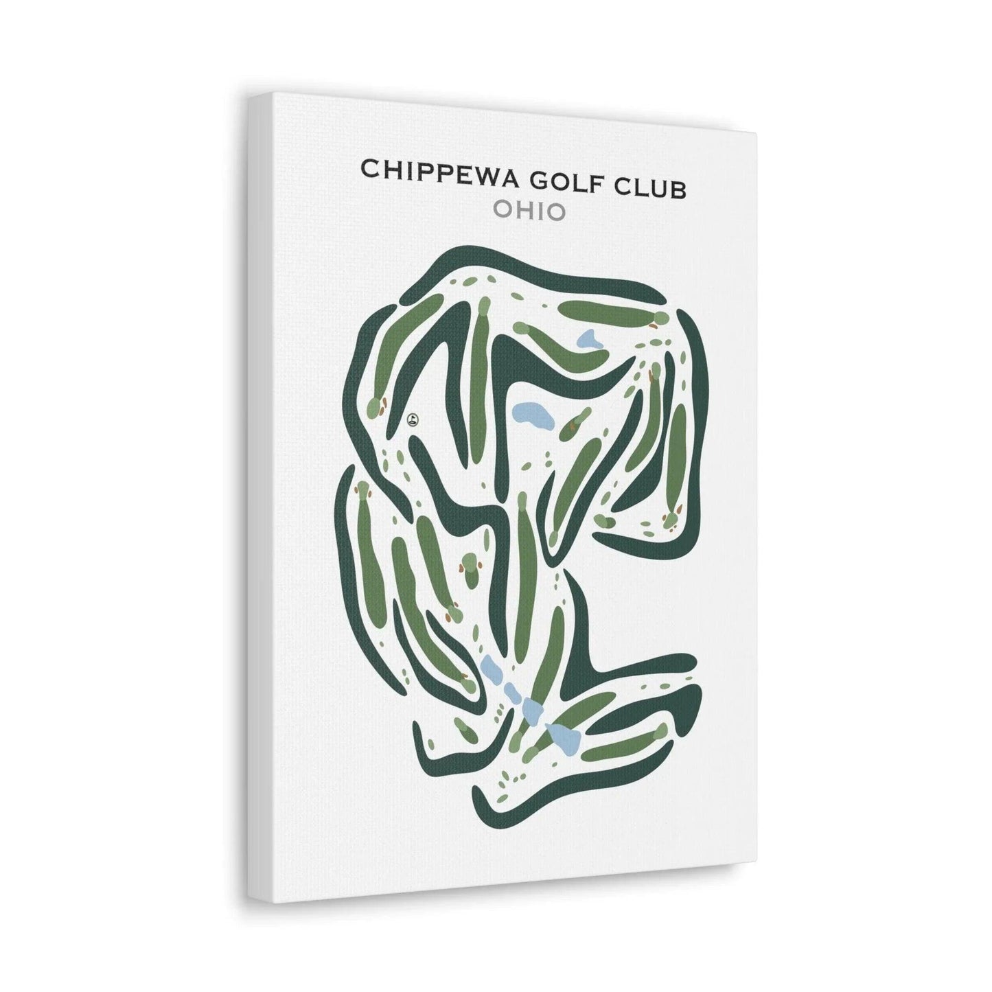 Chippewa Golf Club, Ohio - Printed Golf Courses