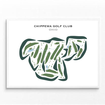 Chippewa Golf Club, Ohio - Printed Golf Courses