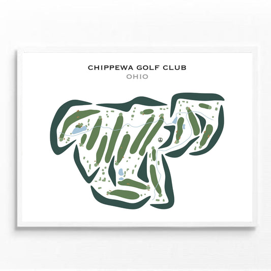 Chippewa Golf Club, Ohio - Printed Golf Courses
