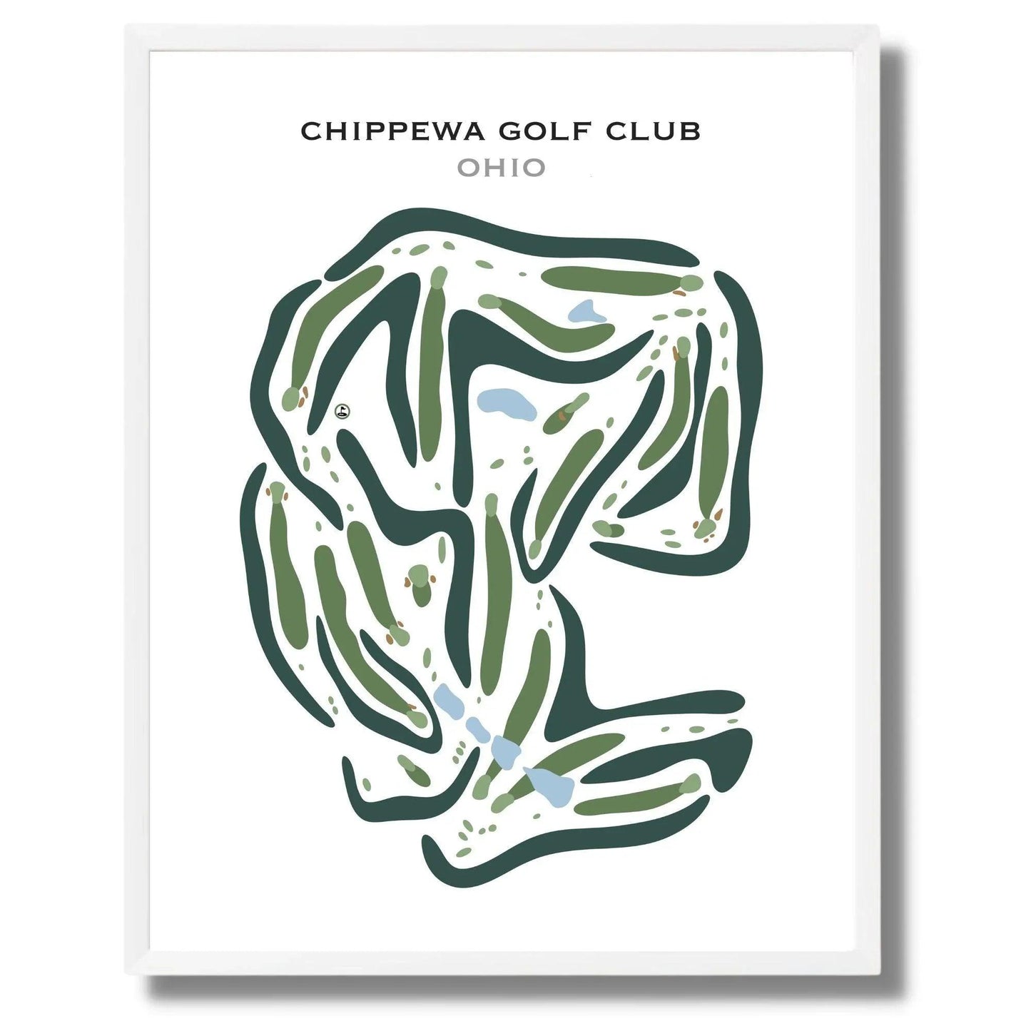 Chippewa Golf Club, Ohio - Printed Golf Courses