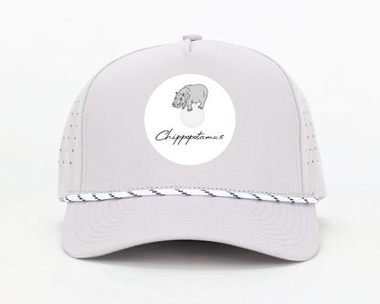 Grey Rope Hat - Logo Patch