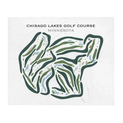 Chisago Lakes Golf Course, Minnesota - Printed Golf Courses