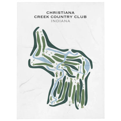 Christiana Creek Country Club, Indiana - Printed Golf Course