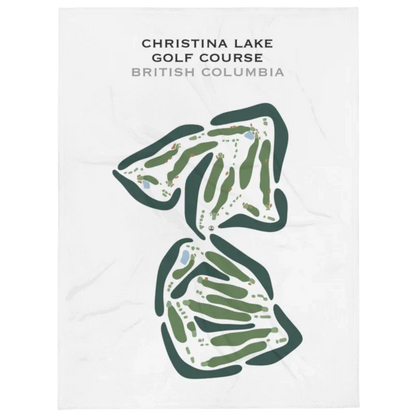Christina Lake Golf Course, British Columbia, Canada - Printed Golf Courses