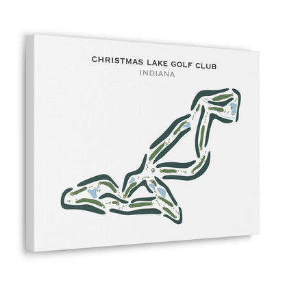 Christmas Lake Golf Club, Indiana - Printed Golf Course