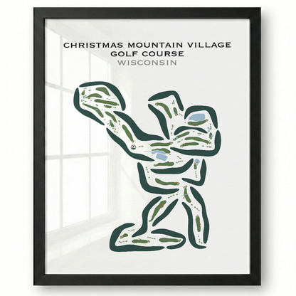 Christmas Mountain Village Golf Course, Wisconsin - Printed Golf Courses