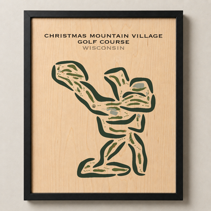 Christmas Mountain Village Golf Course, Wisconsin - Printed Golf Courses