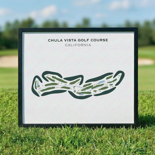 Chula Vista Golf Course, California - Printed Golf Courses