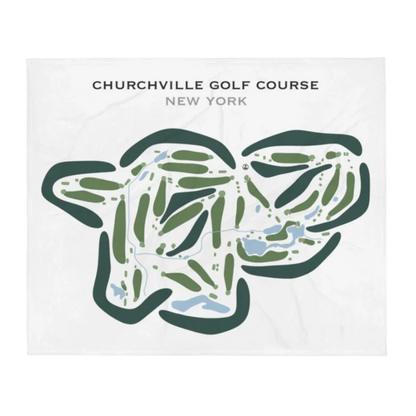 Churchville Golf Course, New York - Printed Golf Courses