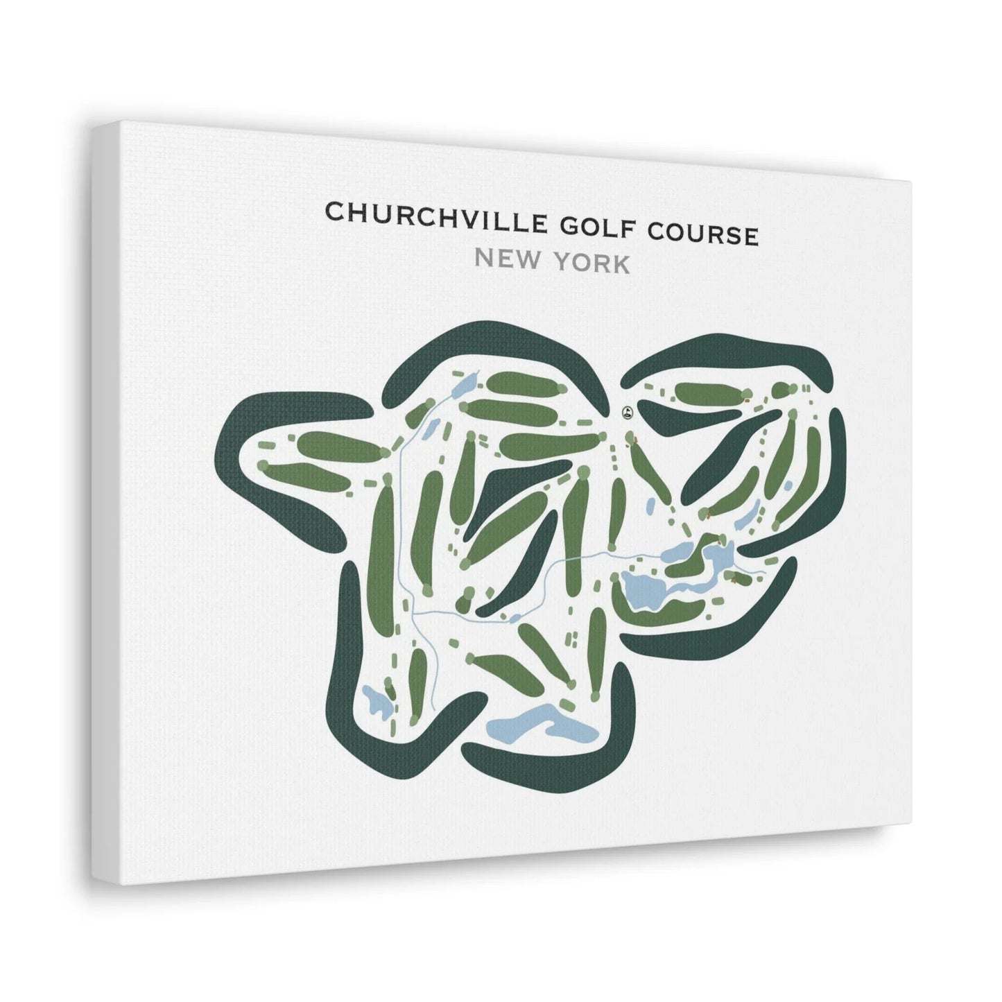 Churchville Golf Course, New York - Printed Golf Courses