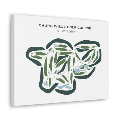 Churchville Golf Course, New York - Printed Golf Courses