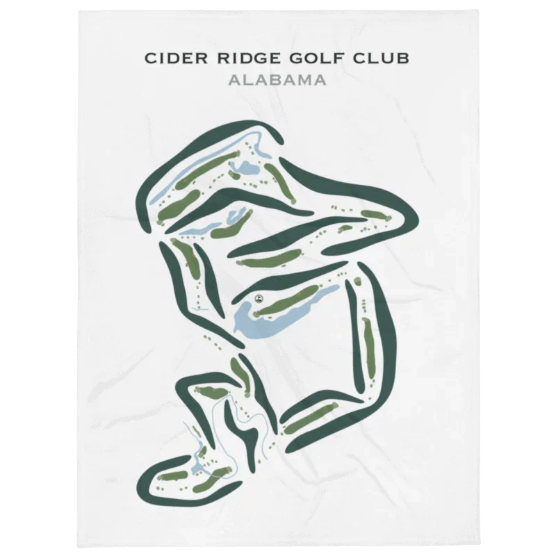 Cider Ridge Golf Club, Alabama - Printed Golf Course