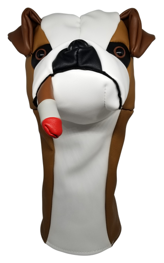 Bulldog Cigar Smoking Big Dog Driver Headcover by ReadyGOLF