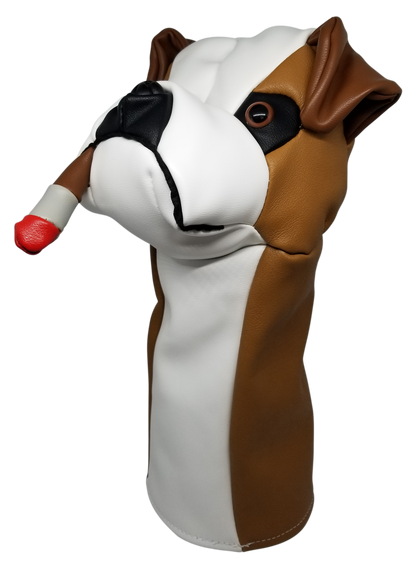 Bulldog Cigar Smoking Big Dog Driver Headcover by ReadyGOLF